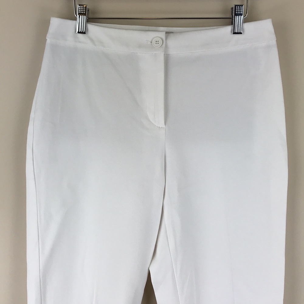 TALBOTS Cropped White Pants NWT - Picture 4 of 12